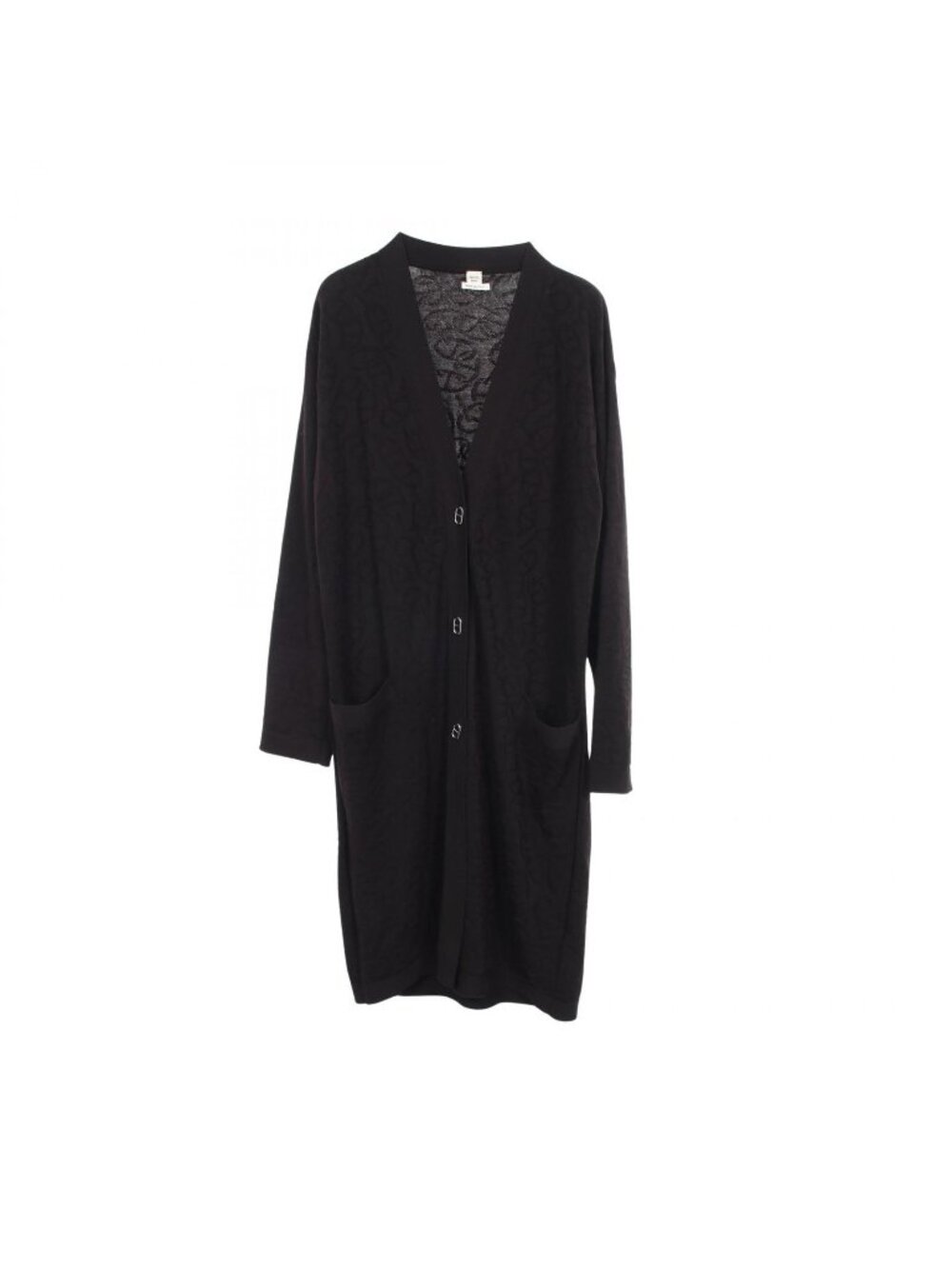 Hermes Cardigan Naoussa Chaine D'ancre Long Silk Cotton
